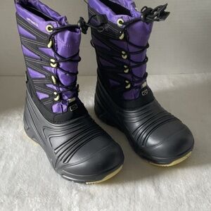 Merrell Kids Purple and Black Rain & Snow Boots
